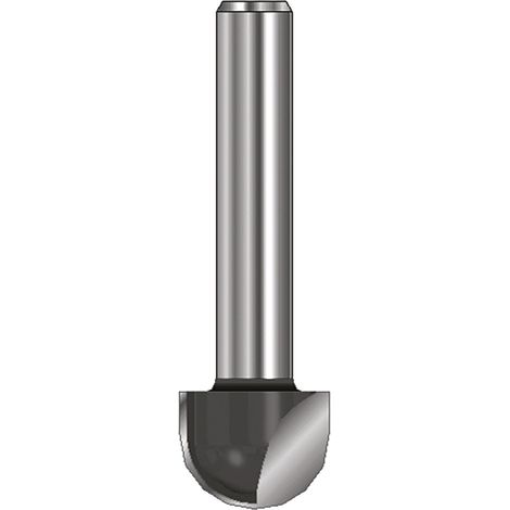 ENT Hohlkehlfräser 6mm Radius - Fräswerkzeug zum Fräßen von Hohlkehlen, bohr- und umfangschneidend, HW (1/4)