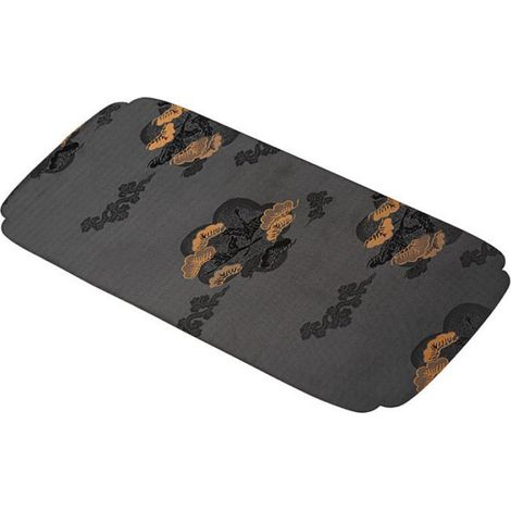 Tapis de service à thé Tapis décoratif pour service à thé, lavable, broderie exquise, tapis de bricolage pack Noir (1/5)