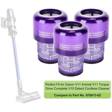 Filtre Pour Dyson V11, 3 filtres Pour Dyson Aspirateur V11 Absolute Extra Pro Animal Torque Drive V15 Detect (1/4)