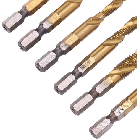 All-in-one Gewindebohrer-Set M3-M10 (6-teiliges Set, lang) (1/5)