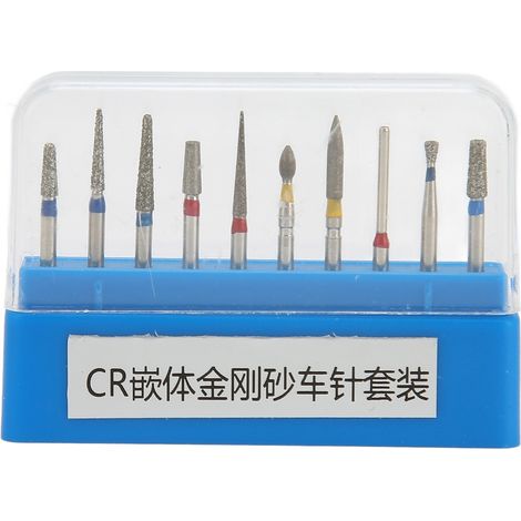10 pièces Fraises Dentaires Acier Inoxydable pour Polissage, Compatible avec Pièce à Main à Grande Vitesse, Idéal pour Cliniques et Hôpitaux (1/5)