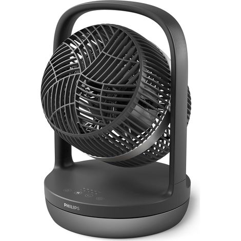 Philips Ventilatore da Tavolo Serie 3000 22cm 3 Velocità Grafite Silenzioso (1/5)