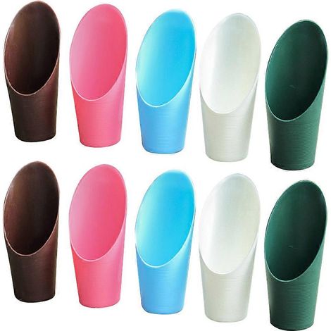 Mini pelles à terre en plastique (lot de 10) pour fournitures de jardinage (1/5)