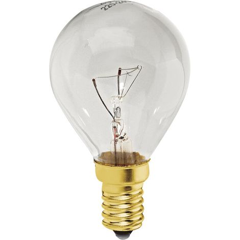 AMPOULE DE FOUR, 40W, RÉSISTANT JUS. 300°, E14, FORME GOUTTE, TRANSP. XAVAX (1/5)
