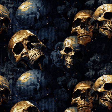 Tela decorativa para exteriores Oxford - Motivo de calavera I DX4211 (1/5)