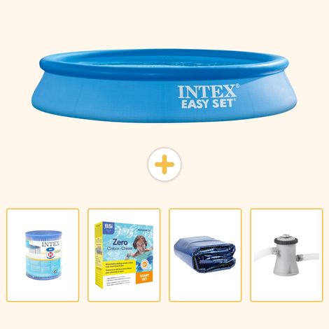 Intex Piscine Easy Set Ronde - 305x61 cm - 5-pièces S50 (1/5)