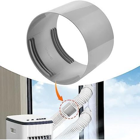 Portable Air Conditioner Hose, Window Adapter, 150mm Portable Exhaust Hose, Flexible PVC Parts and Accessories for Air Conditioners (150mm) (1/5)