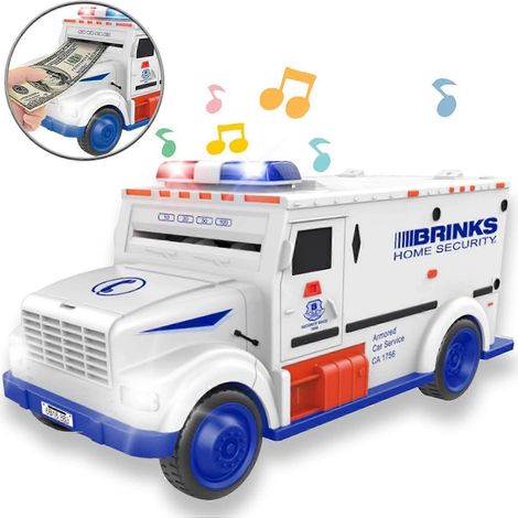 Tirelires en forme de voiture, tirelires numériques, tirelires électroniques, coffres-forts pour espèces et pièces, tirelires en forme de camion (1/5)