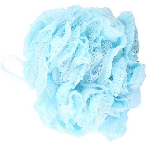 Éponge de douche fleur ZOREYA, gant de toilette exfoliant en maille, lot de 2, accessoire de bain pour corps, nettoyant peau, idéal cadeau spa (1/5)