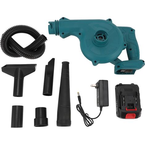 Souffleur Aspirateur Électrique Sans Fil 3 Vitesses Batterie Lithium 1500mAh Puissant pour Dépoussiérage et Nettoyage Extérieur (1/5)