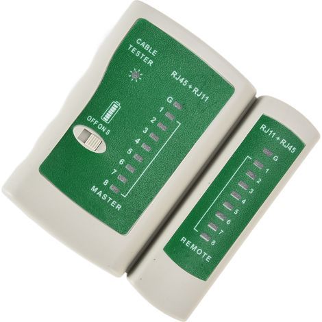 Netzwerkkabeltester RJ45/11 Leitungsfinder mit Doppelfunktion, Kabelsuchgerät, Telefonleitungsdetektor (1/5)