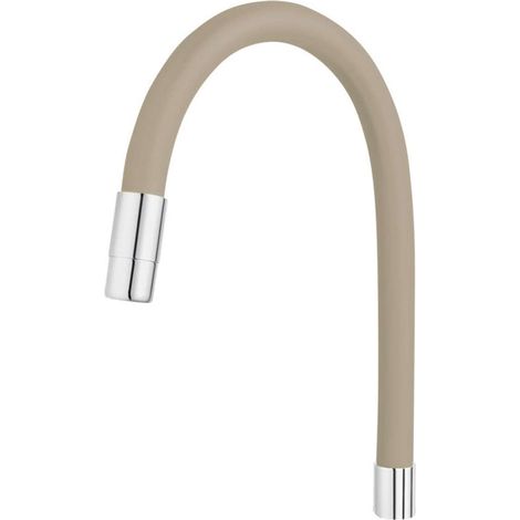 Novaservis - Manguera para mezclador de fregadero, beige/cromo RAM70710,0BE