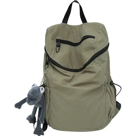 Sac pliable, ultra-léger, sac de voyage portable, sac à dos de sport outdoor, grande capacité, sac polochon, sac bandoulière uni [CO] (1/5)