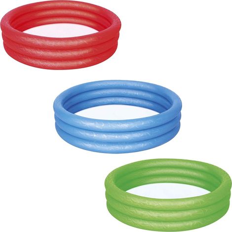 Piscina tinta unita a 3 anelli  +2 anni - ø cm.152x30h. - kg.1 - lt.282 (art.51026) (1/5)