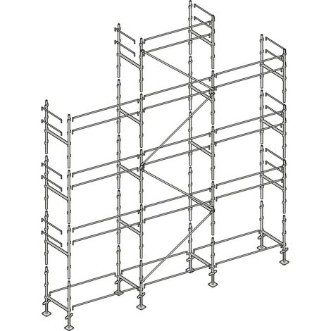 Échafaudage Altrad Façadier 88 m²