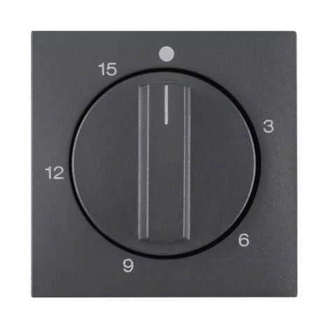 Interruttore timer Berker 16321606 funzione 15 minuti antracite
