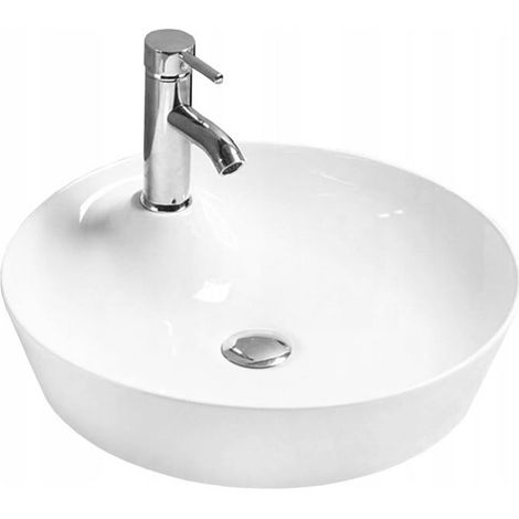 Mexen Arlena Aufsatzwaschbecken 43 x 43 cm, Weiß - 21264300 (1/2)