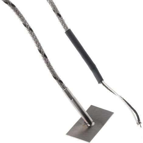 Thermocouple type J Ø 4mm, L 4mm, +600°C max à Câble ( Prix pour 1 ) (1/2)