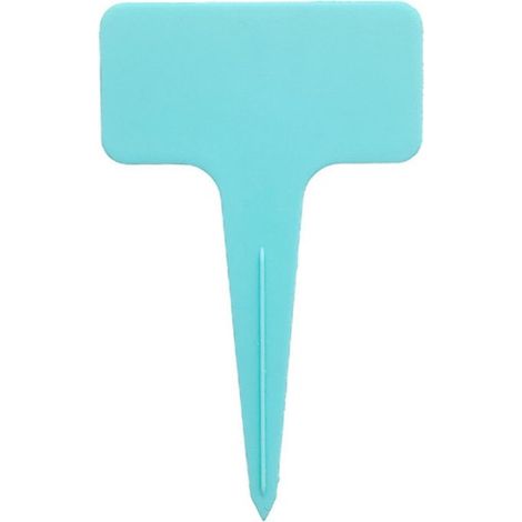 100 etichette per piante in plastica, 10 x 6 cm, marcatori da giardino in plastica a forma di T, etichette per fiori, cartellini per piante, cartellini per fiori in plastica (1/5)