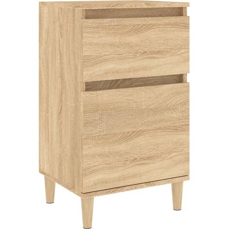 Table de chevet,Cabinet de chevet,Table de nuit chêne sonoma 40x35x70 cm CFW292381 (1/5)