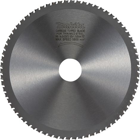 Makita - Hoja de sierra para metal, 150x20 mm, 52 dientes B-47042
