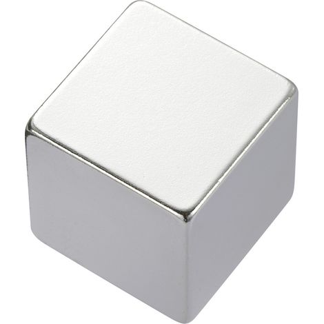 TRU COMPONENTS 505945 Permanent-Magnet Würfel (L x B x H) 5 x 5 x 5 mm N45  1.33 - 1.37 T Grenztempe