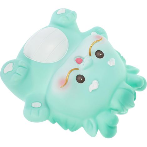 Tirelire Dragon en Vinyle, Modèle Cartoon Vert Clair, pour Chambre et Fête du Nouvel an, Décoration de Bureau, pour Pièces (1/5)