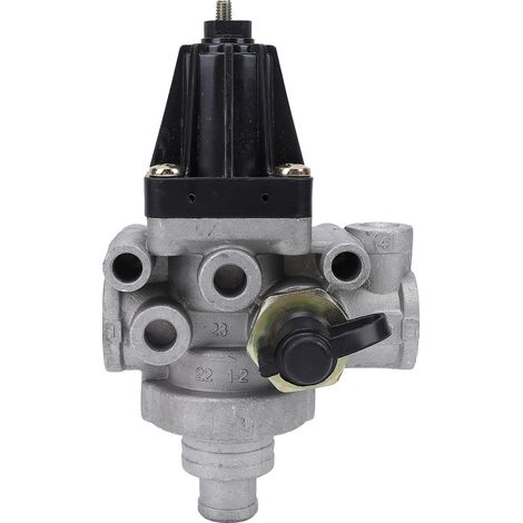 Sostituzione della valvola di regolazione della pressione per il sistema frenante pneumatico Wabco, centralina 9753034730. (1/5)
