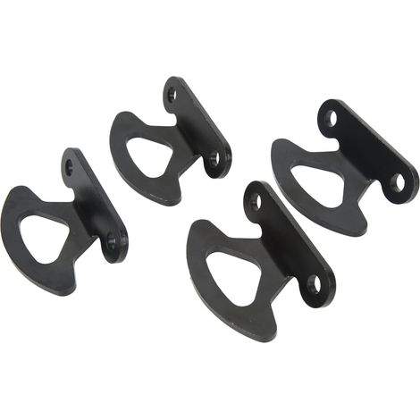 4pces Crochets d'arrimage de caisse de camion, ancrages de fixation intérieurs, remplacement pour Ford Styleside 2000-2003. (1/5)
