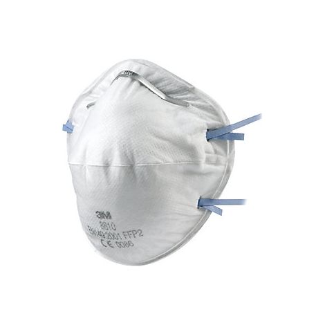 3M 8810 Mascherina antipolvere senza valvola FFP2 20 pz. EN 149:2001 DIN 149:2001 (1/2)