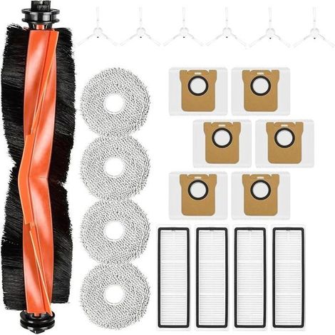 Set di accessori per l'aspirapolvere robot Xiaomi X201: spazzola principale, 6 spazzole laterali, 4 filtri. Spazzola e accessori per aspirapolvere. (1/5)