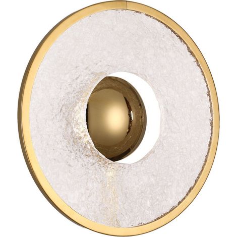 Applique rotonda oro acrilico LED 15W Alexia Maxlight (1/5)