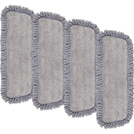 Têtes de rechange en microfibre pour balai à franges à pulvérisation, réutilisables et lavables, compatibles avec le système d'entretien des sols Bona pour le nettoyage des sols de cuisine, de maison (1/5)