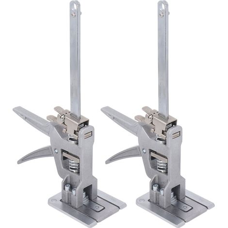Cric à bras articulé (2 pièces) - Élévateur de porte réglable - Charge maximale de 200 kg - Lève-meubles robuste (1/5)