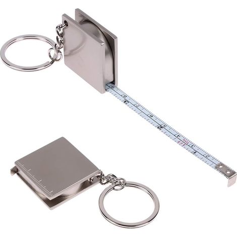 2 mini mètres ruban 100cm/rétractable, pour mesures corporelles (1/5)