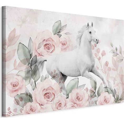 Tableau - Galop parmi les roses (1 partie) large (1/5)