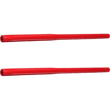 Outil D'installation de Bougie D'allumage Tube Caoutchouc Rouge Double Trou Voiture 2pcs pour Réparation et Entretien Automobile
