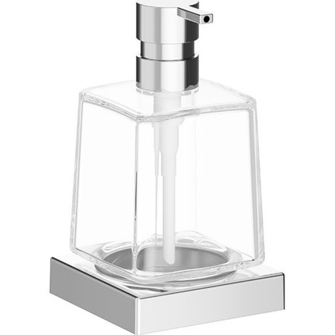 Inda - Wandseifenspender Divo Chrom glänzend/transparent 250 ml