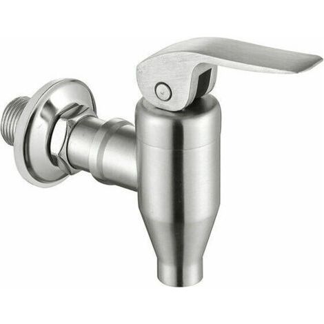 Distributeur de Boissons à l'eau en Acier Inoxydable, Robinet de Remplacement Durable, Style Poussoir, (1/5)