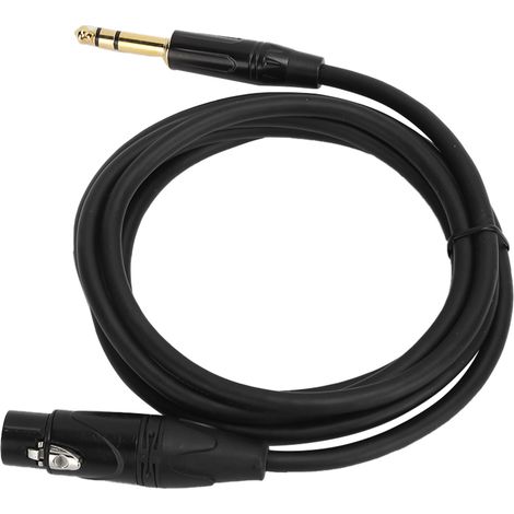 Câble d'interconnexion symétrique JORINDO XLR femelle vers jack 6,35 mm (1/4 po) pour microphone - Cordon JD6001 - 1 m / 3,3 pi (1/5)