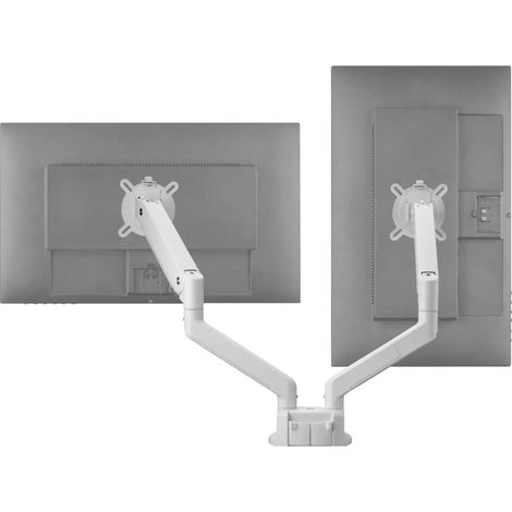 [NEUWERTIG] B-Ware One For All Monitor-Tischhalterung Höhenverstellbar für 2 Displays bis 35 Zoll (1/2)