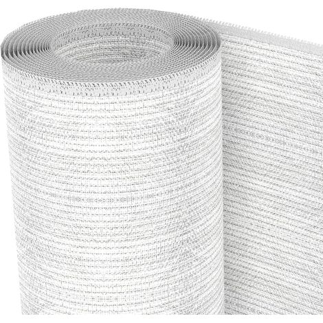 Filet Brise Vue Soleado in White 1,50x5 m Blanc, Filet Tissé d'Occultation pour Terrasses, Balcons et Jardins, Filet d'Ombrage pour Protéger du Soleil (1/5)