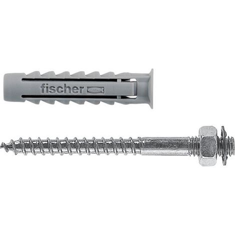 50 pz Fischer tasselli SX 8DV tassello per collari collarini tubi tubo (1/2)