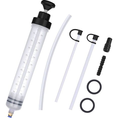 JERINGA PAR EXTRAER E INYECTAR LÍQUIDOS CON MANGUERAS FLEXIBLES, 500cc - 7000