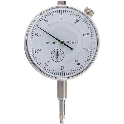 Indicateur à cadran à aiguille 0-10 mm, indicateur à cadran mécanique, précision 0,01 mm (1/5)