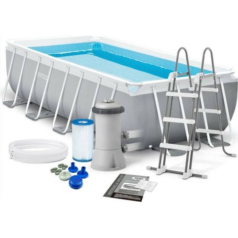 Piscina Rettangolare Frame Prisma cm. 400X200X100 H