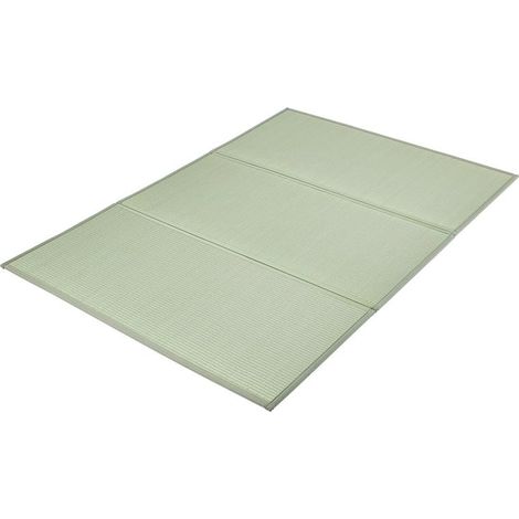 210,8 x 139,7 cm Tatami en jonc naturel pliable, matelas japonais futon pour sommeil, yoga et méditation (1/5)