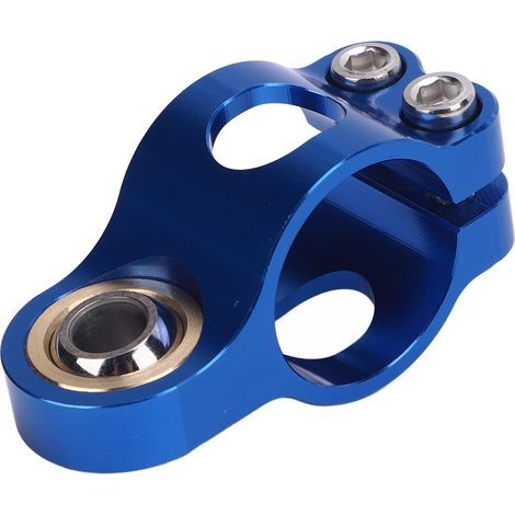 Support de fourche d'amortisseur de moto, monture de Support CNC anodisé, réduction des vibrations, cadre de direction léger, pince de montage bleue (1/5)