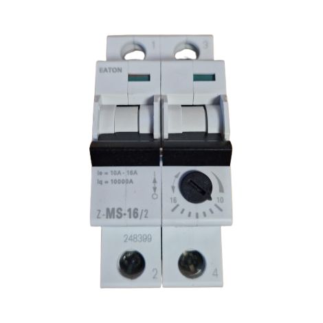 Eaton – Disjoncteur moteur 2P 10A-16A – Protection moteur – Indice de protection IP20 – Pour installations industrielles