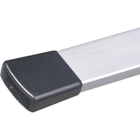 Iller Außenschuhe für Sprossen- und Stufenstehleitern 72-75x25mm Holmgröße in schwarz 2 Stück
